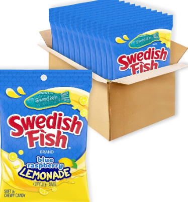 Swedish Fish Blue Splash Lemonades